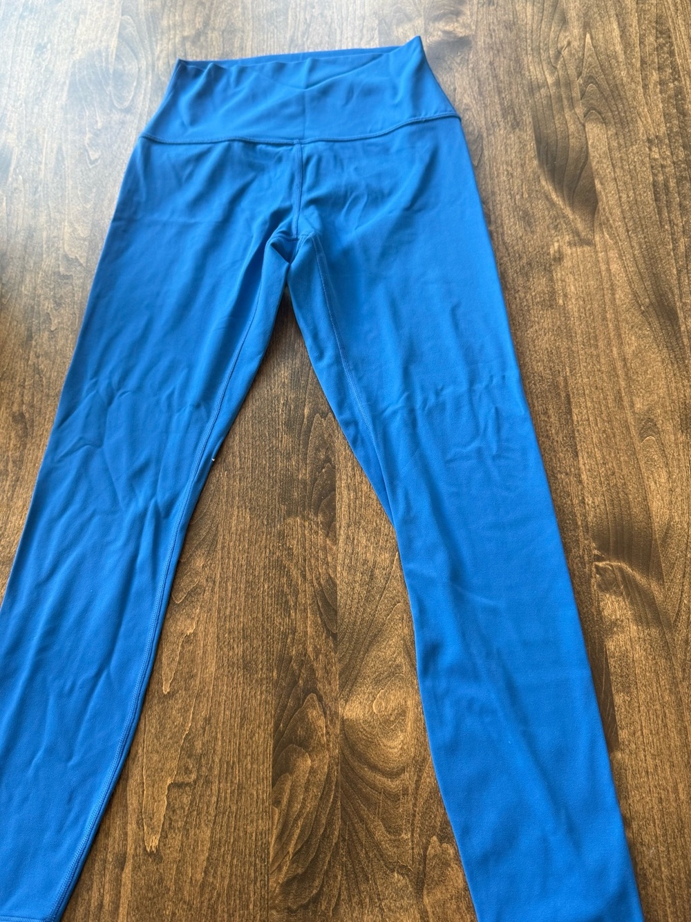 Amazon Blue High-Waist Leggings